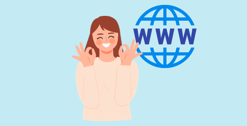 illustration d'un site internet