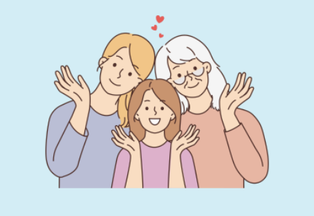 illustration de la famille