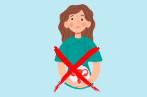 illustration d'une femme qui n'a plus d'utérus